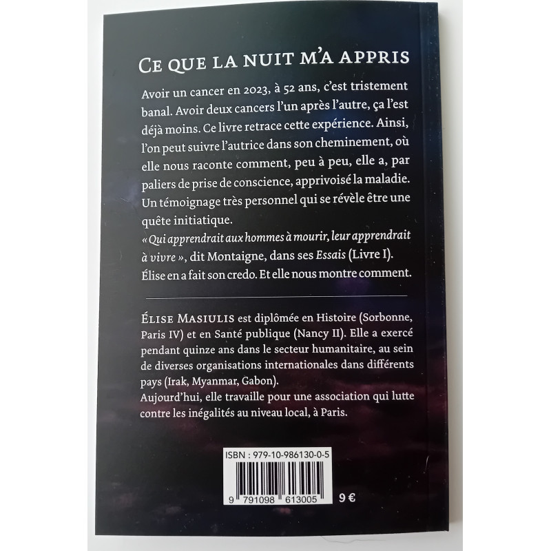 Ce que la nuit m'a appris Ce que la nuit m'a appris